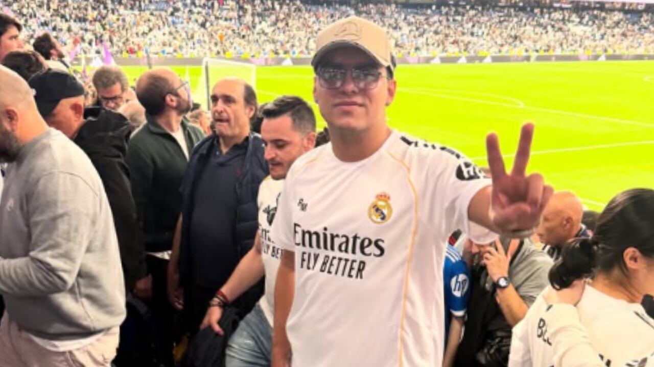 Yeison Jiménez, fanático del fútbol