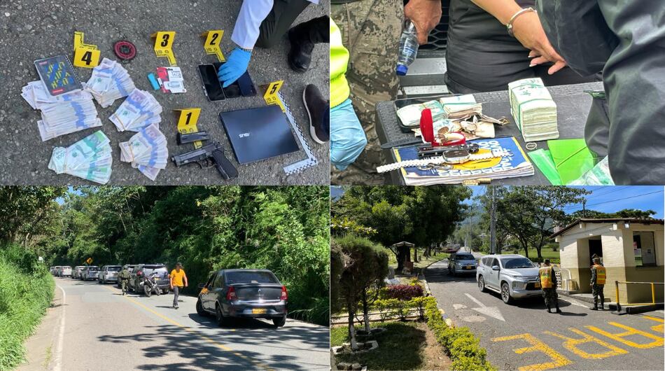 Caravana de la UNP en Antioquia.