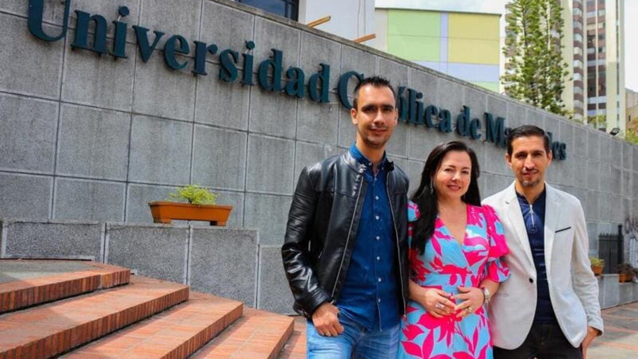 Los investigadores de la Universidad Católica de Manizales (UMC), Gloria Yaneth Flórez Yepes, Vladimir Henao Céspedes y Yeison Garcés Gómez, del Grupo de Investigación en Desarrollos Tecnológicos y Ambientales (GIDTA).