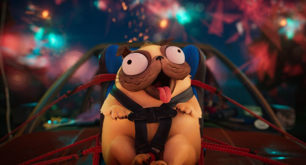 La mascota de la familia se vuelve el arma secreta para combatir a los robots.