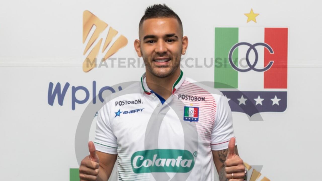 Jown Cardona, futbolista colombiano. Foto: Once Caldas Oficial