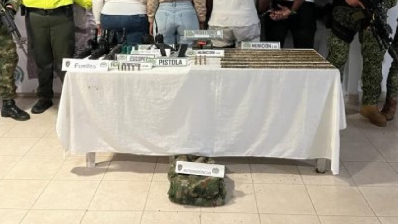 Así cayeron cuatro miembros del Bloque Occidental Alfonso Cano encargados de traficar armas, distribuir droga y extorsionar en Nariño