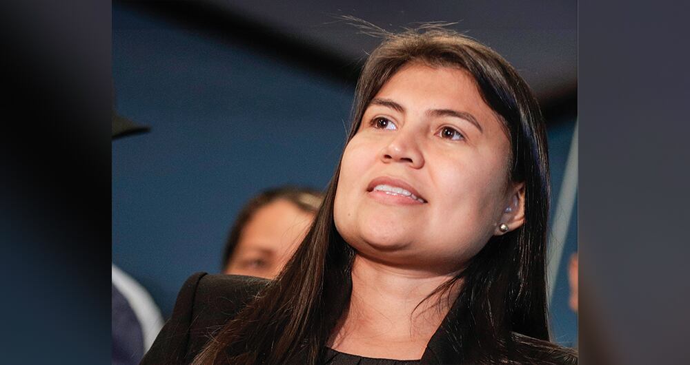 Karen Astrith Manrique Representante de víctimas 