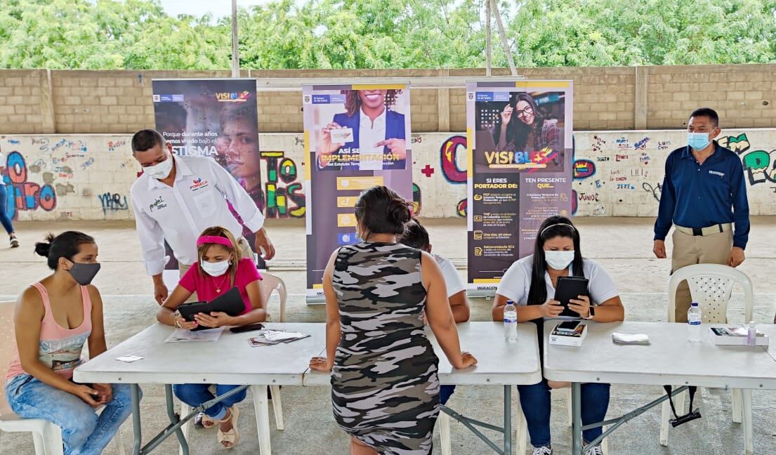 Los 106 puntos estarán habilitados a nivel nacional para que los migrantes se acerquen al punto más cercano a su ubicación.