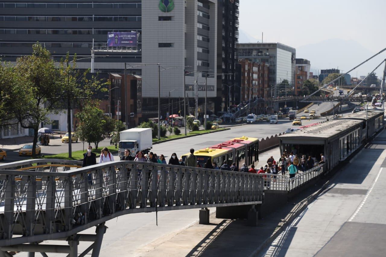 Bogota transmilenio, día sin carro, bicicletas, autopista
Febrero 2 de 2022