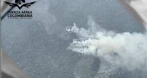 Fuentes oficiales indicaron que en el lugar fueron detectados otros seis incendios. Foto: Fuerza Aérea