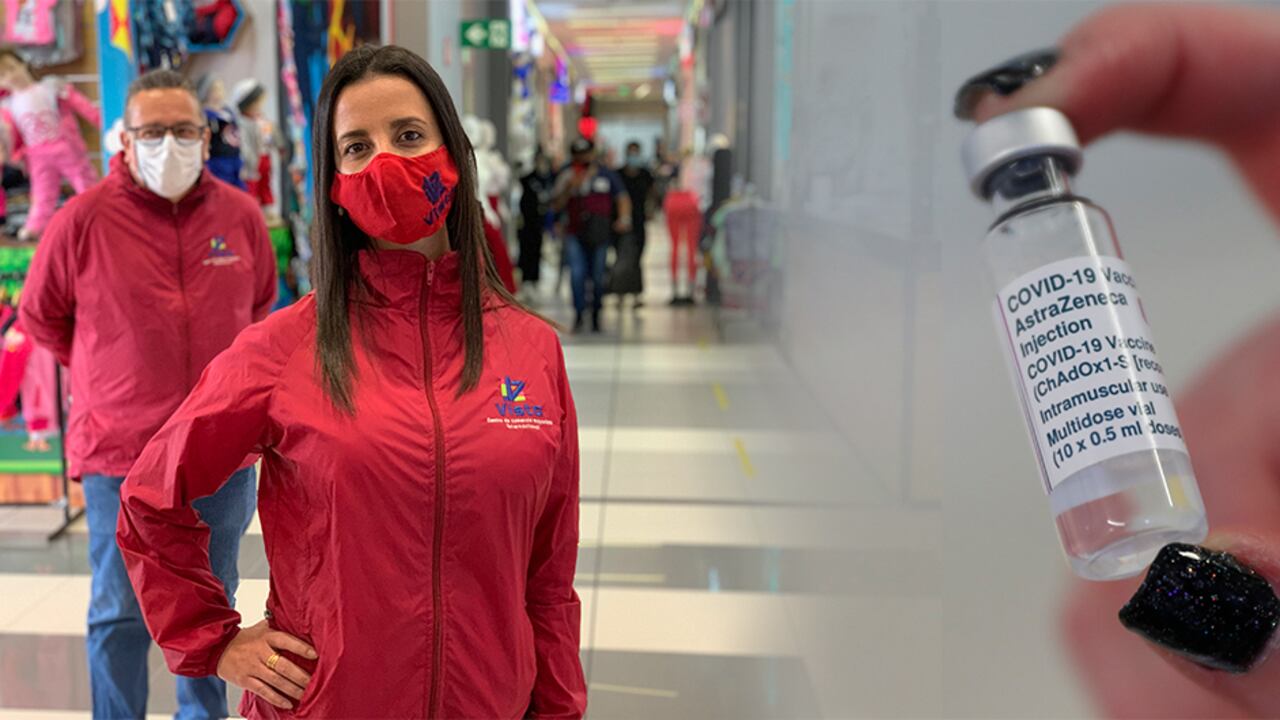 Angélica Leguizamón, Gerente del centro comercial Visto, en San Victorino.