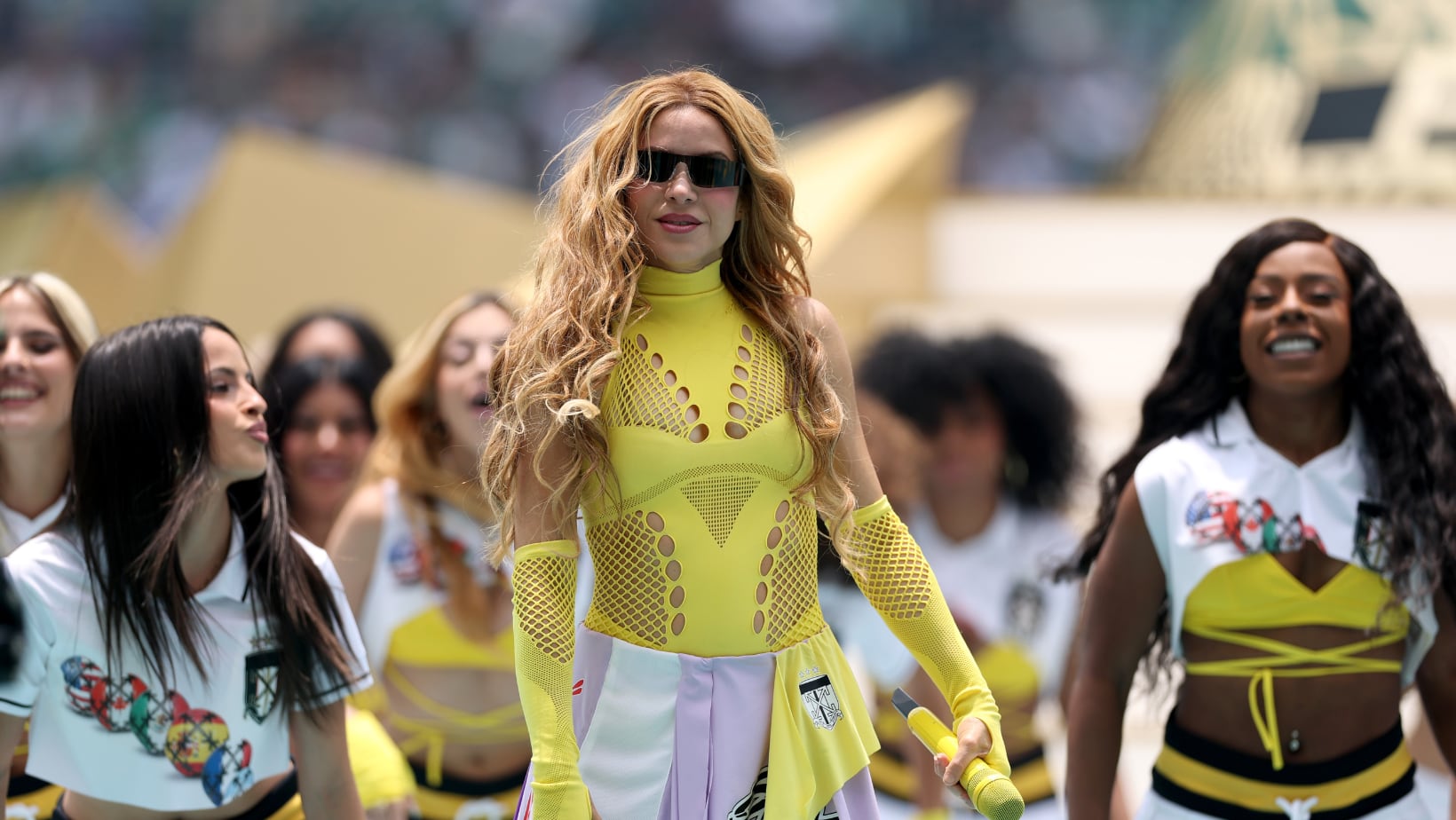 Shakira en la inauguración del Mundial 2026.