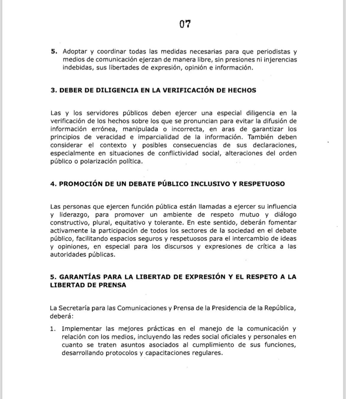 Directiva Presidencial