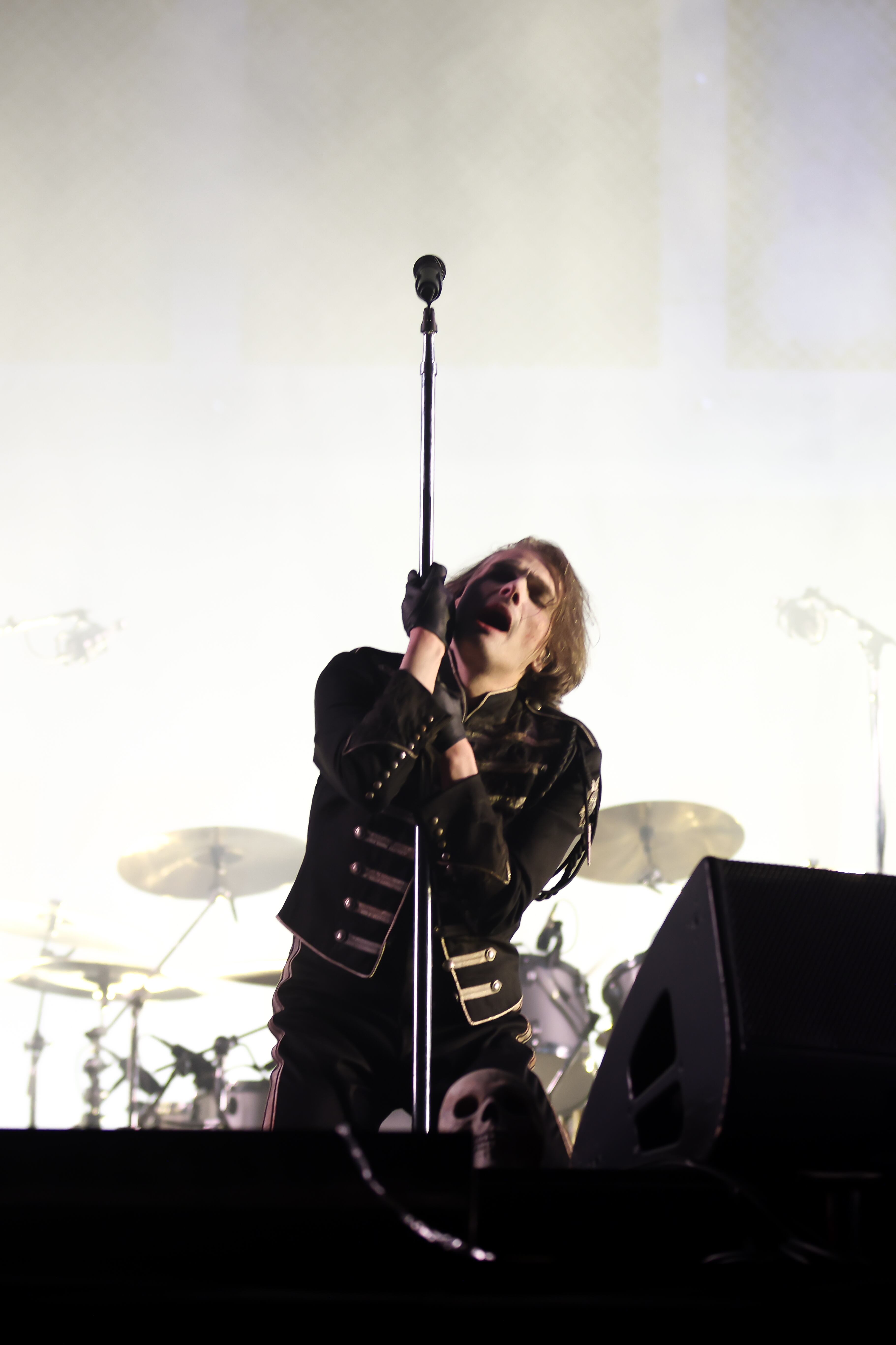 My Chemical Romance en el Vive Claro de Bogotá, Febrero 10, 2026. La primera visita de estos reyes del emo no decepcionó a nadie. Foto: Esteban Vega La-Rotta