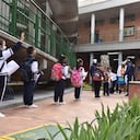 Regreso a clases con alternancia colegio distrital Bellavista
Foto Alexandra Ruiz / Semana