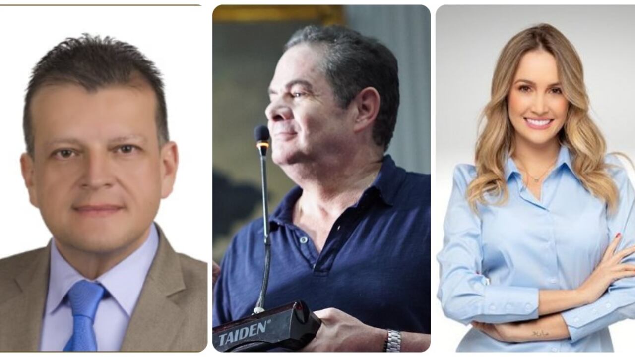 Jairo Cristo, Germán Vargas Lleras y Ana María Castañeda.