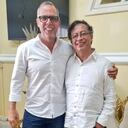 Alfredo Saade y Gustavo Petro.