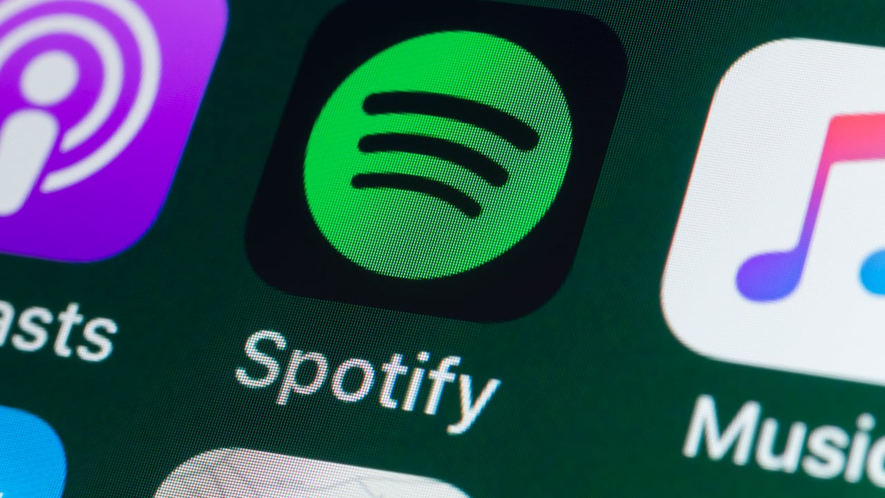 Spotify, plataforma de música.