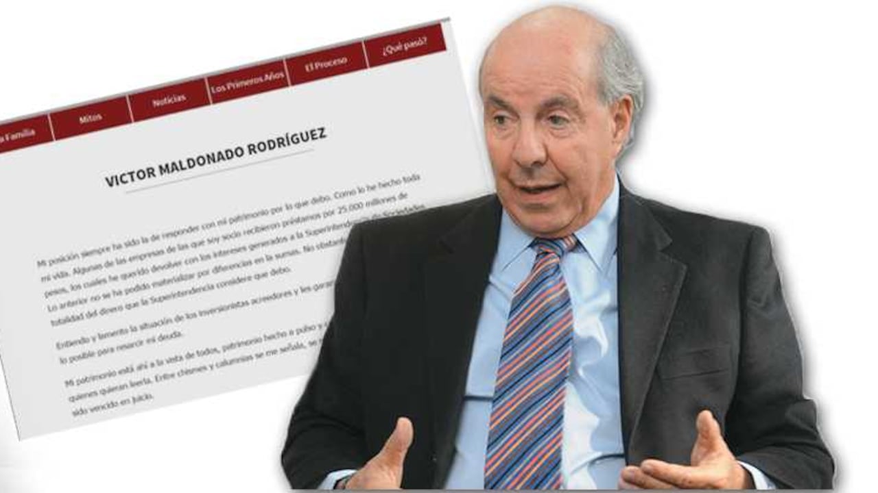 Página web de Víctor Maldonado.