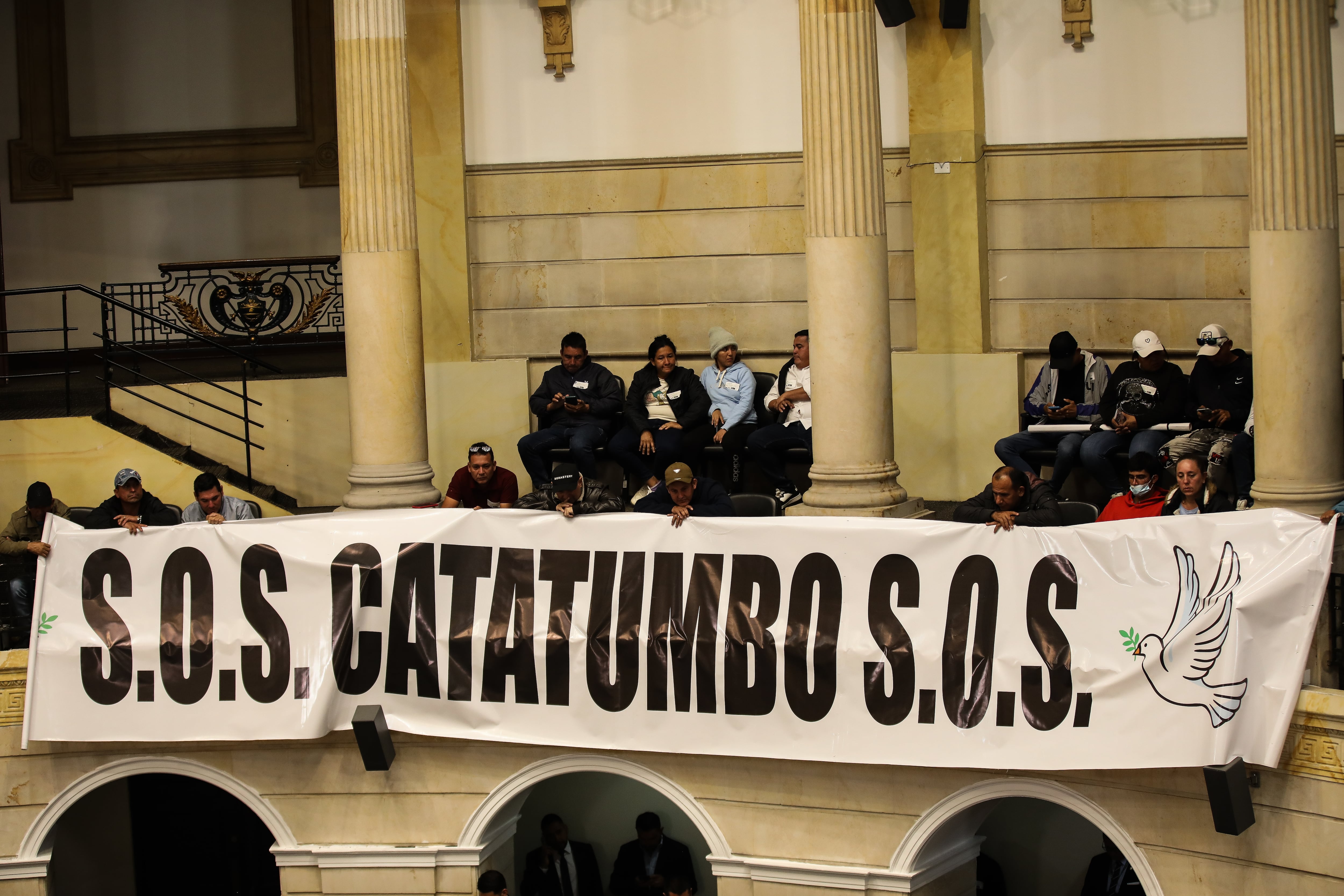 Senado de la República, sesión especial convocada por el Presidente del Senado Efraín Cepeda, Catatumbo