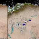 Lagos en el desierto de Libia provocados por la tormenta Daniel
COPERNICUSEU
13/9/2023