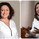 La senadora Angélica Lozano e Ingrid Betancourt
