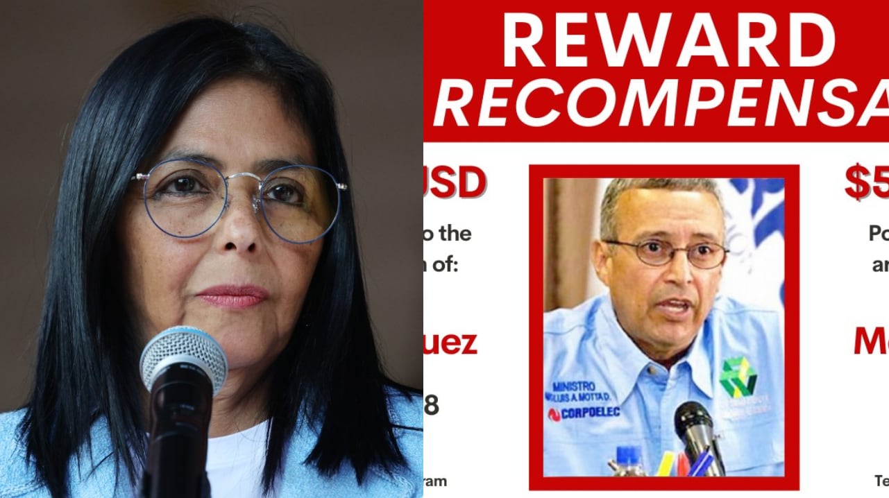 Delcy Rodríguez y Luis Alfredo Motta.