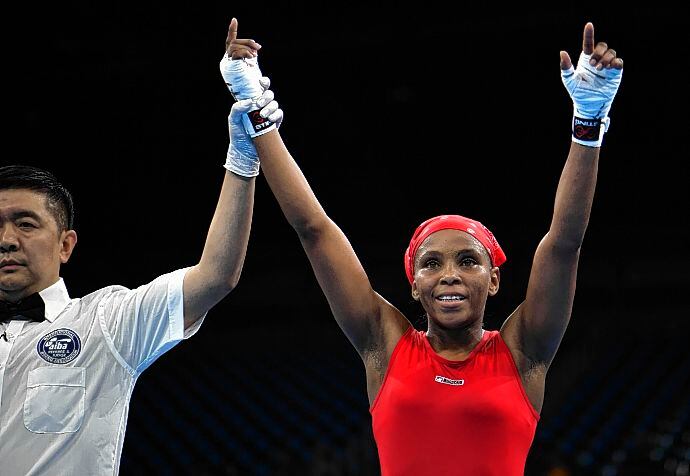 Ingrit Valencia, boxeadora colombiana.