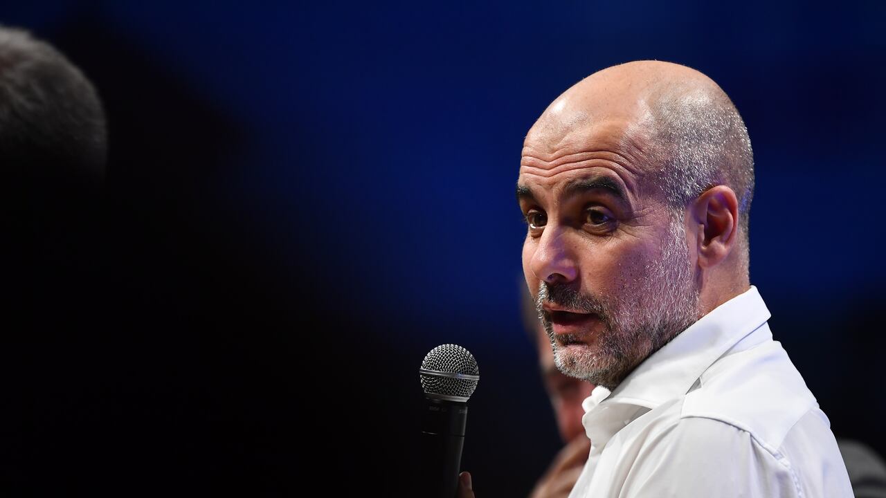 Pep Guardiola, técnico del Manchester City
