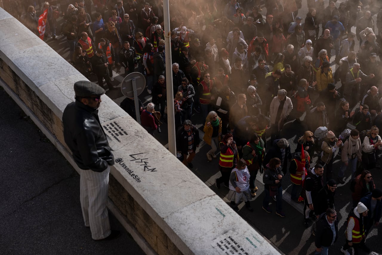 Protestas por reforma pensional