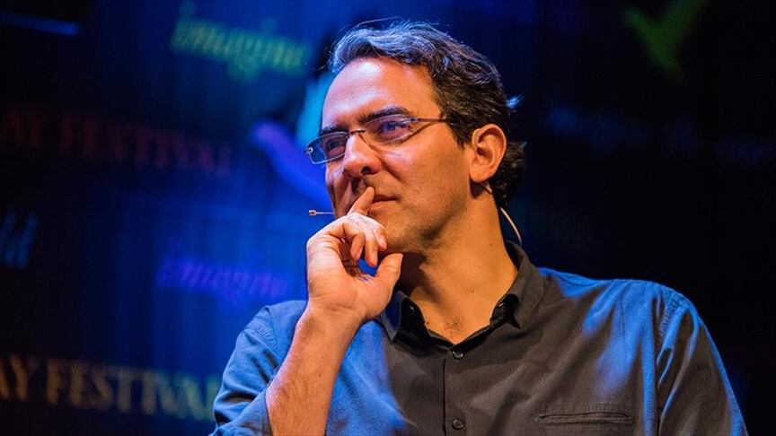 Juan Gabriel Vásquez, escritor colombiano. Crédito: Hay Festival. Cortesía de Agencia Anadolu