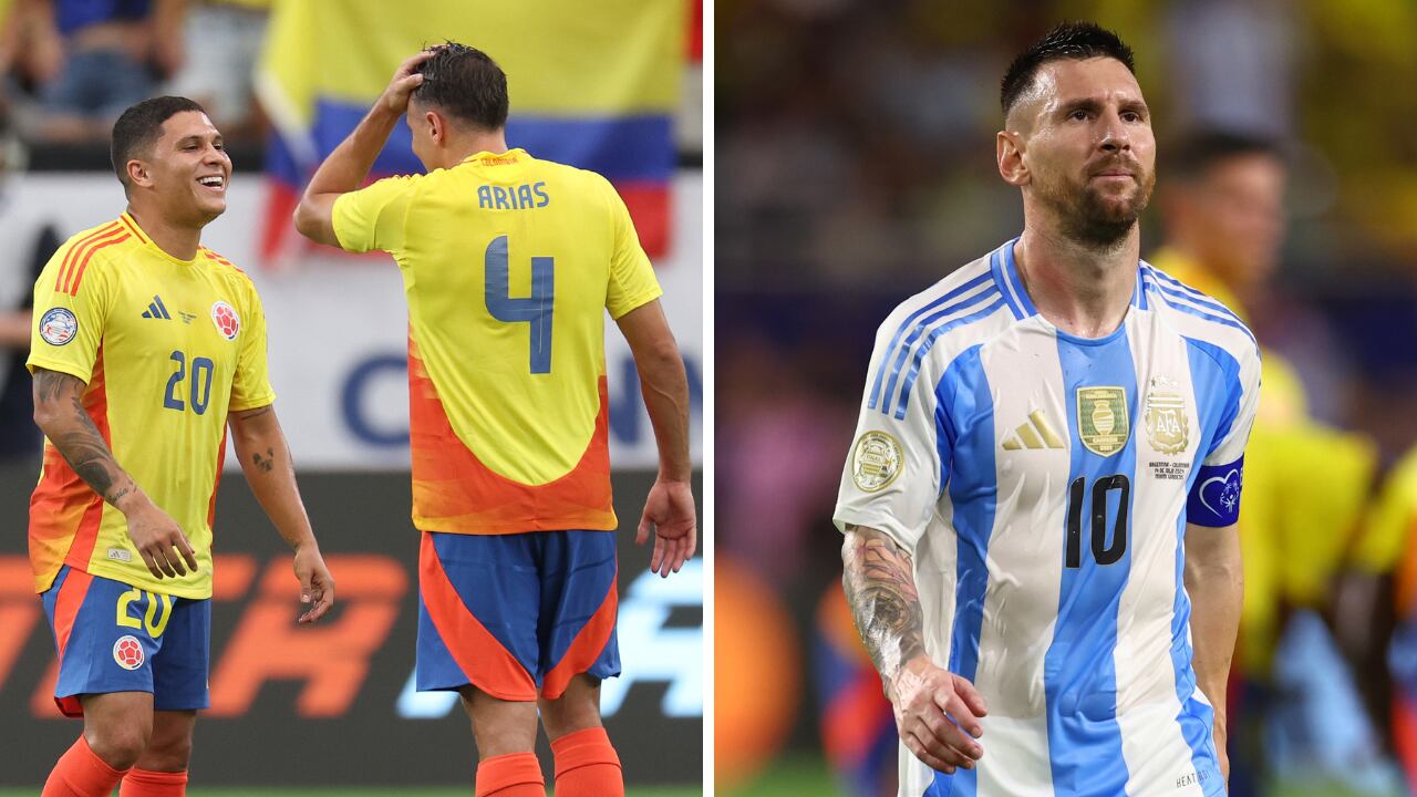 JuanFer Quintero y Lionel Messi, finalistas con sus países de la Copa América 2024