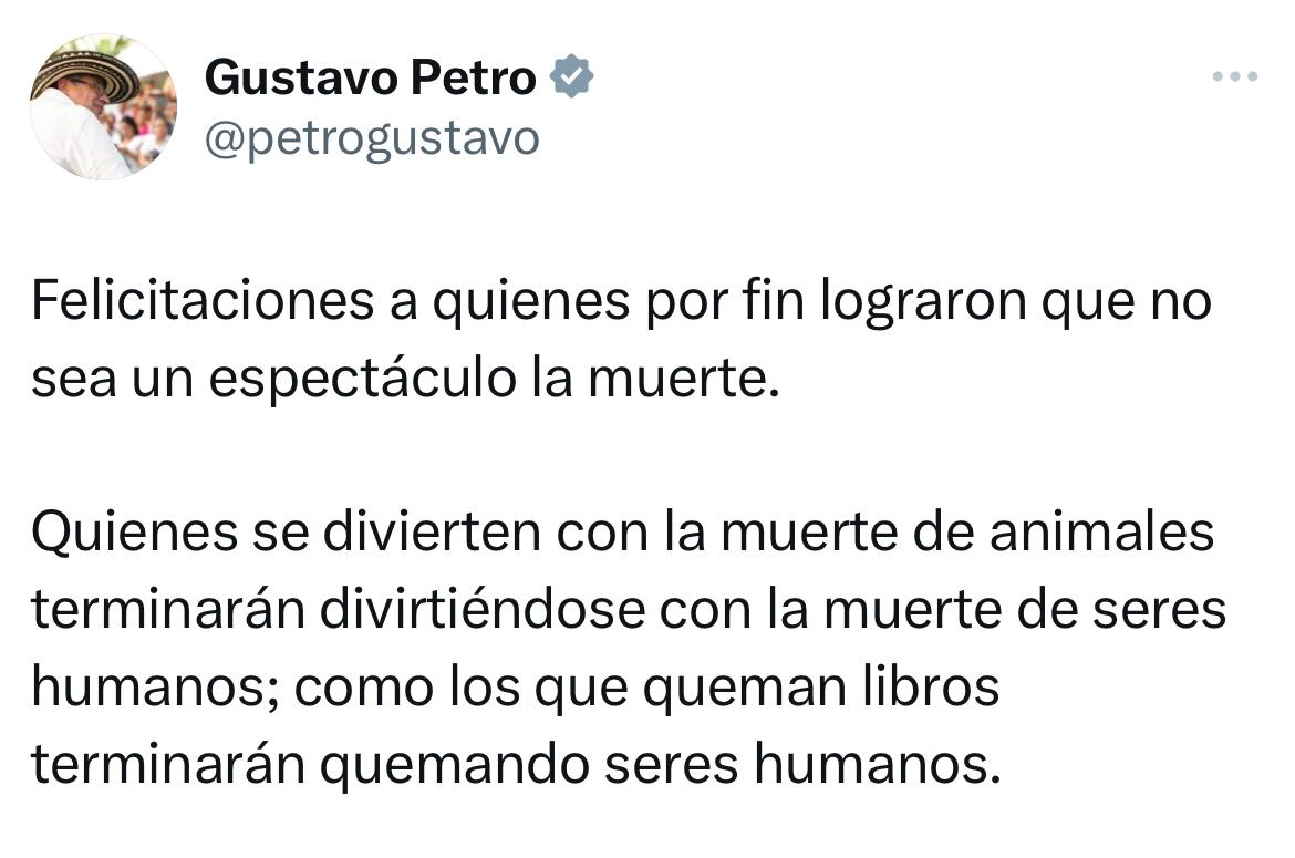 Mensaje presidente Gustavo Petro