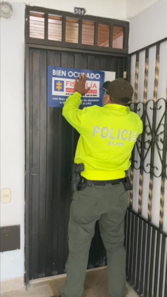 Los predios estaban a nombre de terceros.