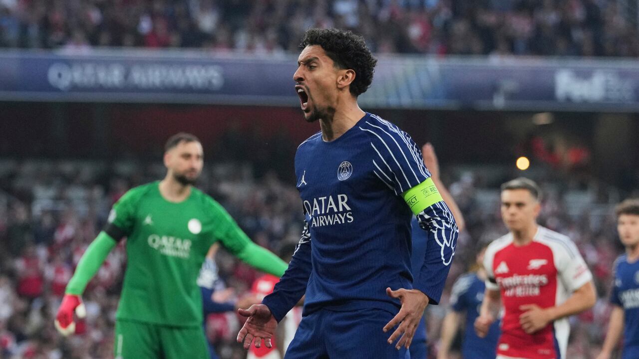 Arsenal vs. PSG en la ida de semifinales de Champions League