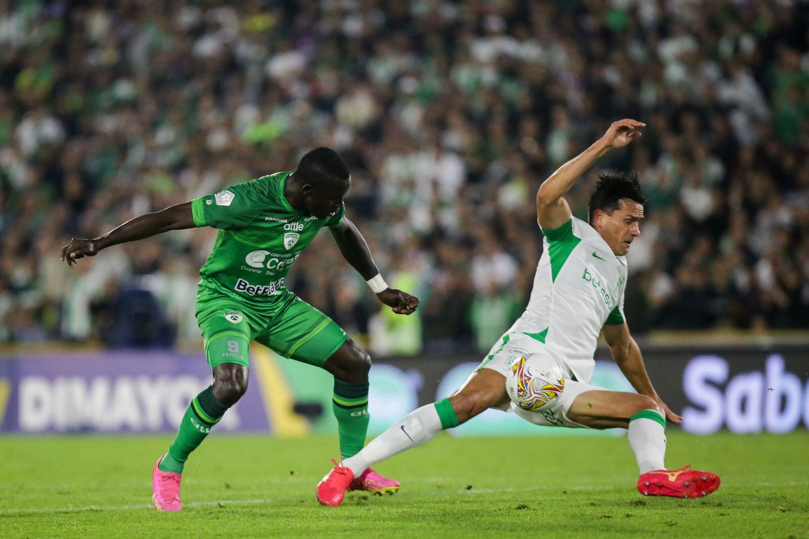 Equidad Vs. Atlético Nacional por la novena fecha de la Liga Betplay 2024.