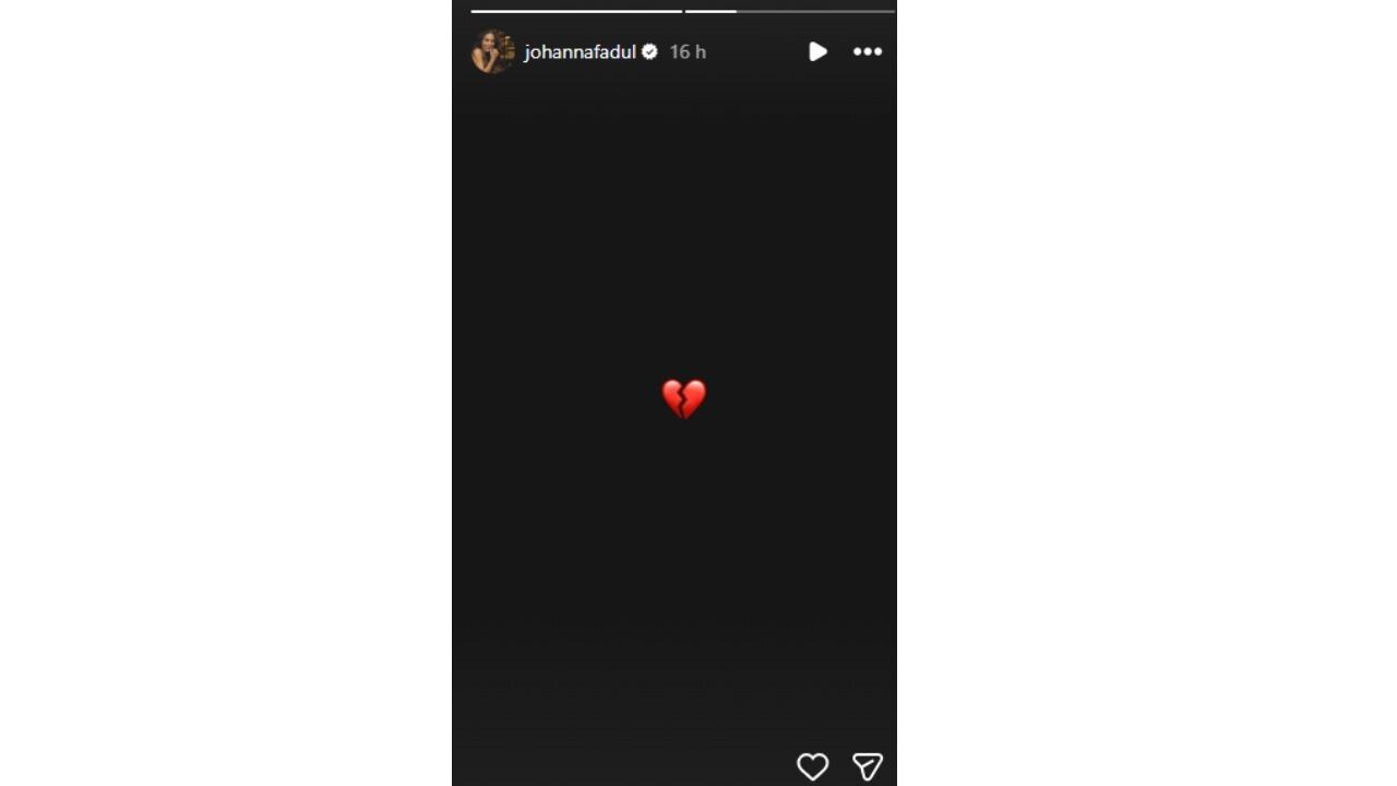 Johanna Fadul reapareció.