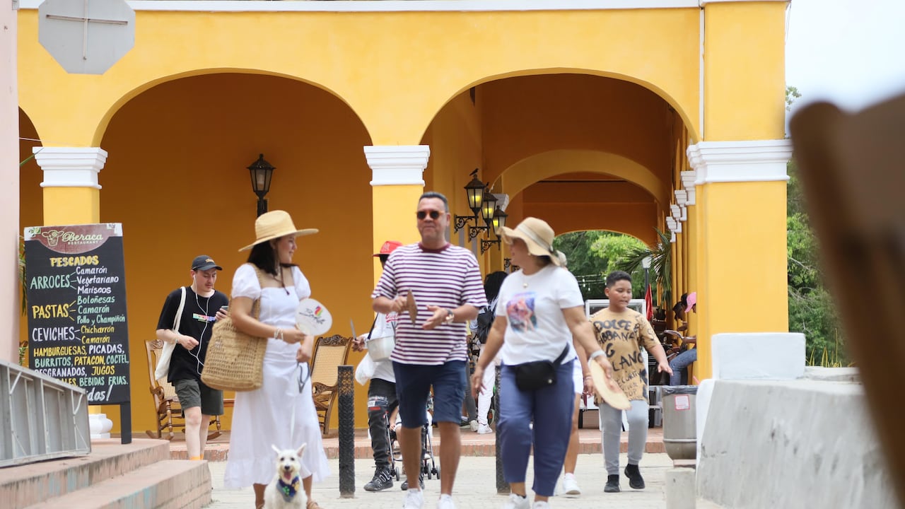 Mompox en medio del FestiJazz 2024.