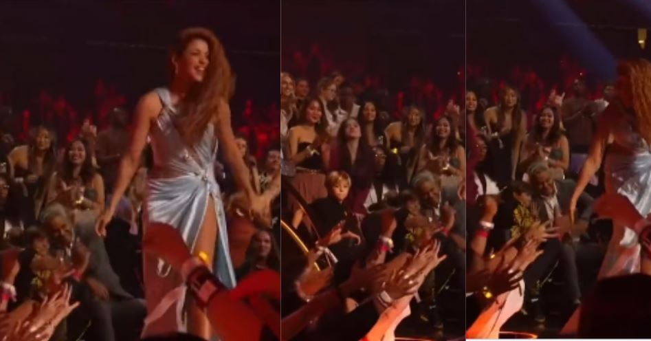 Milan, hijo de Shakira y Piqué, tuvo tierna reacción al ver a su madre recibir otro premio