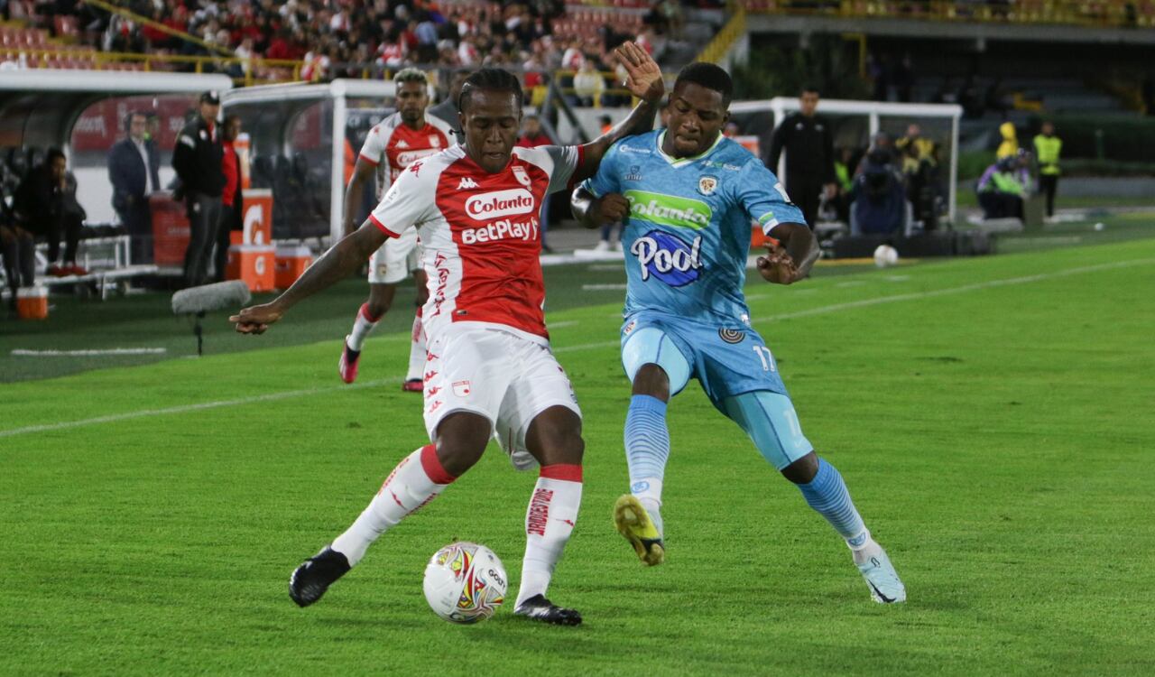 Santa Fe hizo su estreno ante Jaguares en la Liga Betplay 2023-II.