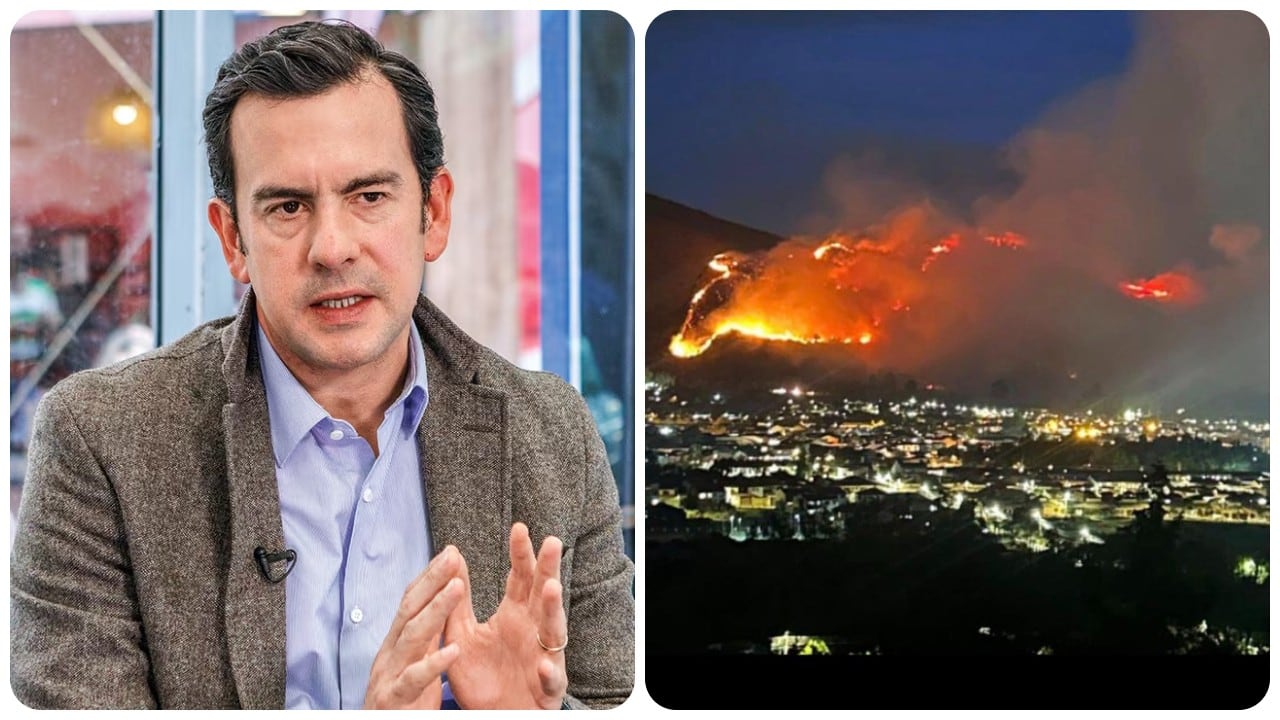 El Gobierno Nacional reporta una disminución en la velocidad de las llamas que afectan la zona rural de Villa de Leyva.