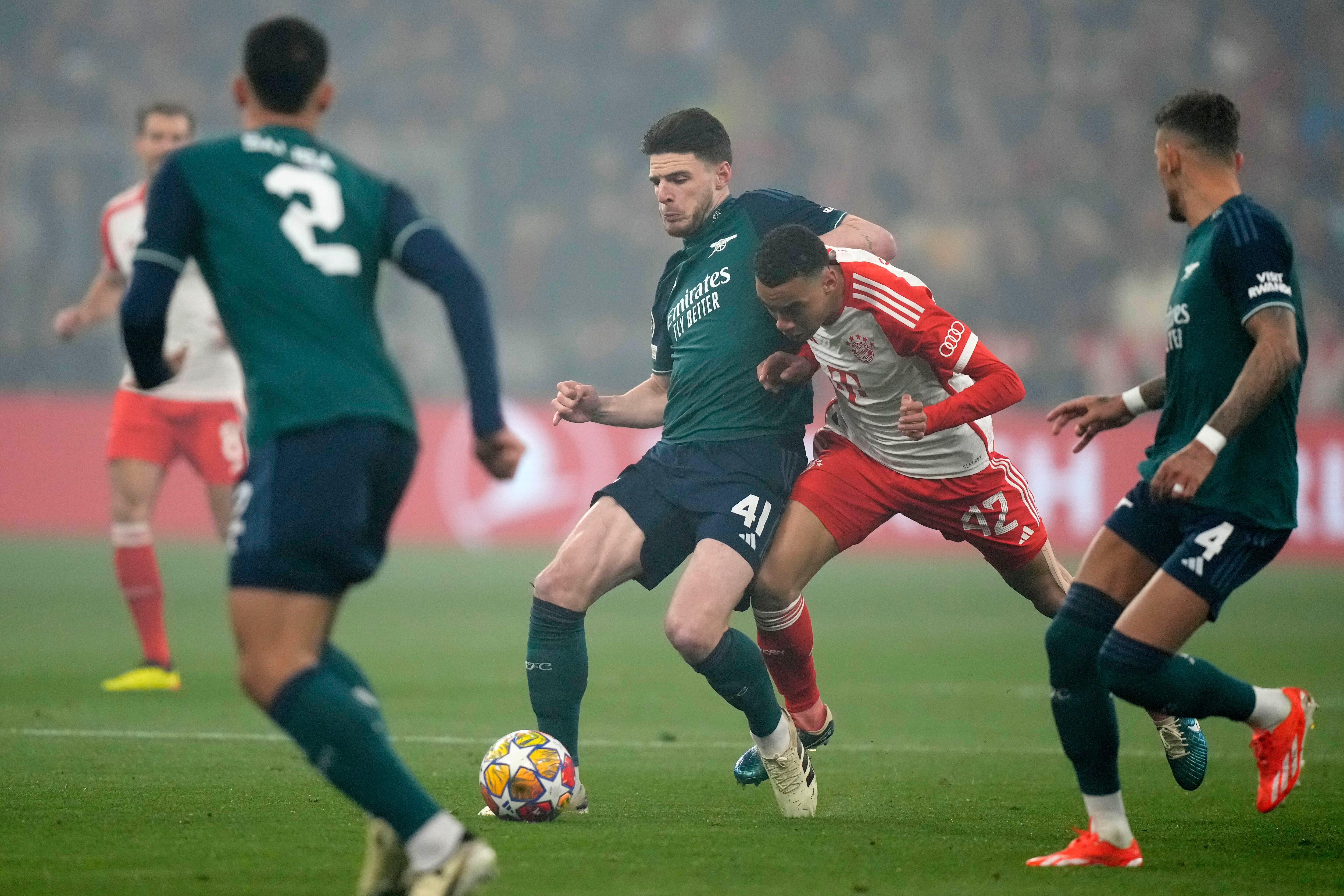 Bayern Múnich vs. Arsenal: duelo por la vuelta de cuartos de la Champions.