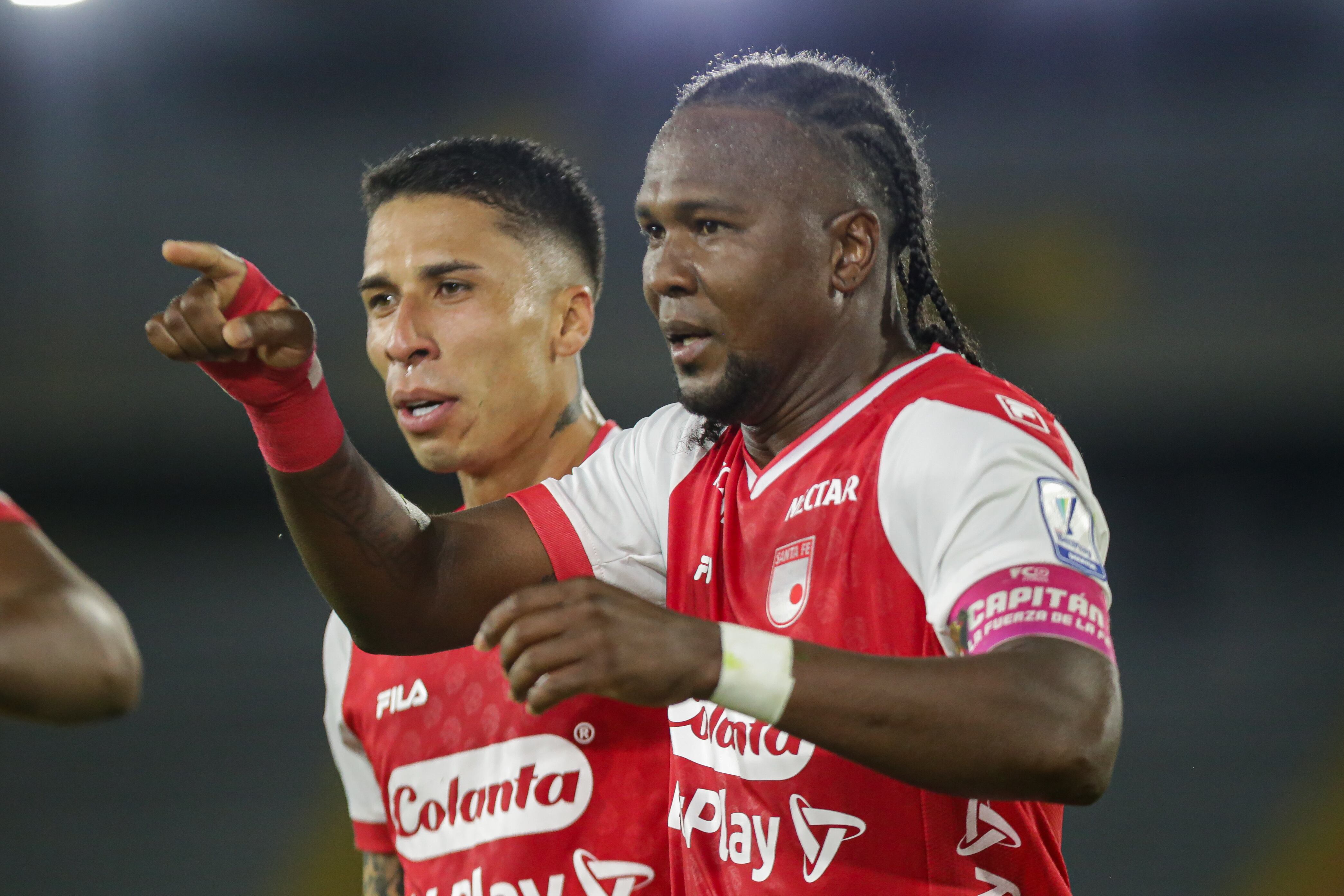 Bogotá. Noviembre 08 de 2024. Independiente Santa Fe enfrenta a Once Caldas, por encuentro válido de la Liga BetPlay II 2024 de la fecha 17, en el estadio Nemesio Camacho El Campin. (Colprensa - Cristian Bayona).