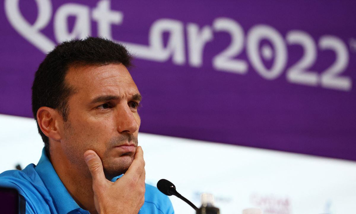 Lionel Scaloni, entrenador de Argentina.