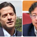 El ministro de Comercio, Industria y Turismo, Mauricio Gómez Amín, y el expresidente Gustavo Petro.