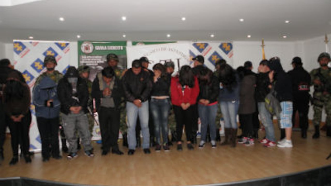 LA banda de 'Las tomaseras' era operada desde la cárcel por un hombre que purga condena por hurto.