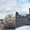 Vehículos de carga pesada se mueven entre Ecuador y Colombia para llenar de gas a Nariño, tras desabastecimiento por deslizamiento en la Panamericana.