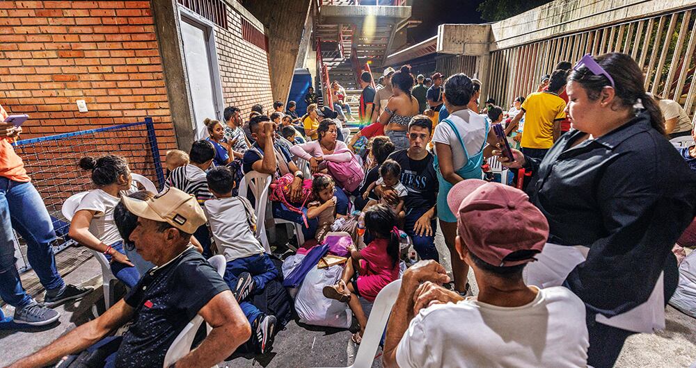 Refugios de ciudadanos en el Catatumbo.