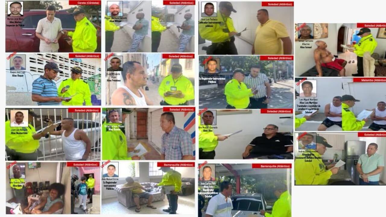 Redada por el robo de tierras.