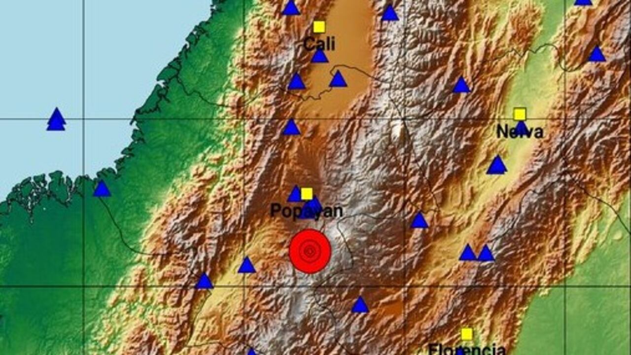 Este temblor ocurrió en una área cercana al volcán Sotará, una región que, según el boletín emitido por el SGC, se encuentra dentro de la zona de influencia del volcán.