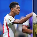 Bellingham, enojado tras la eliminación de Inglaterra contra Argentina.