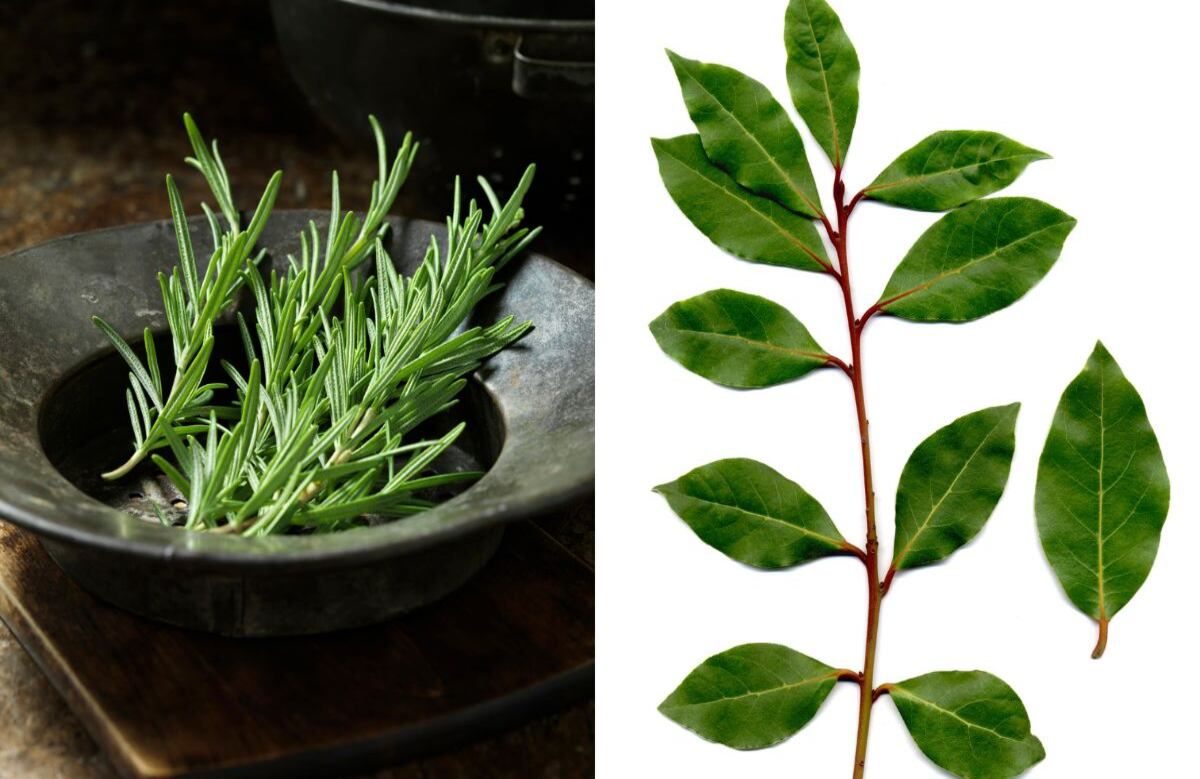 Bañarse con romero y laurel.