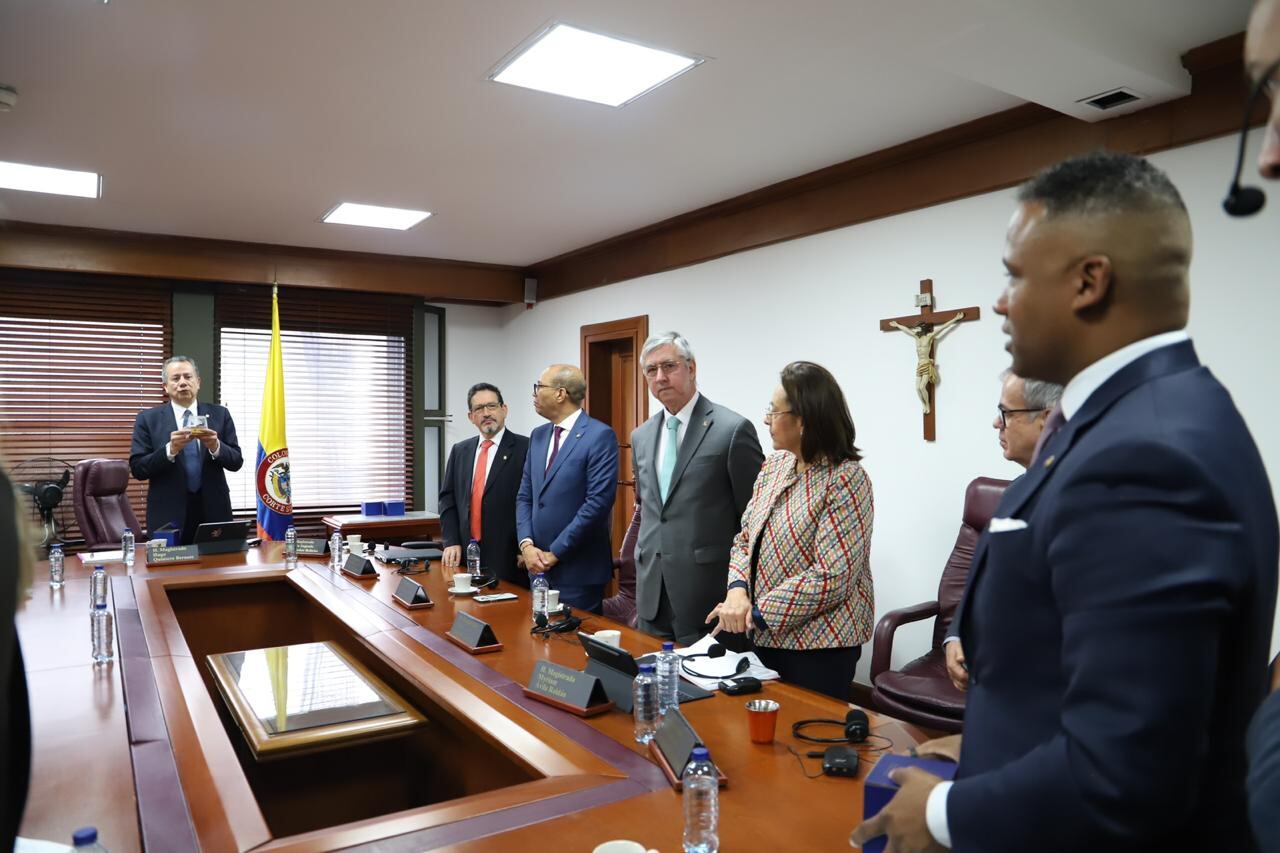 Info: reunión Corte Suprema de Justicia con el fiscal adjunto de Estados Unidos Fiscal Kenneth A. Polite