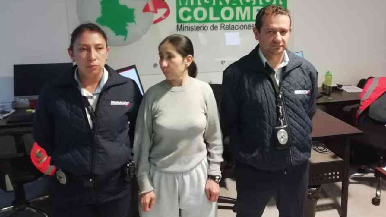 Alias Sonia aterriza en Colombia tras cumplir condena por narcotráfico